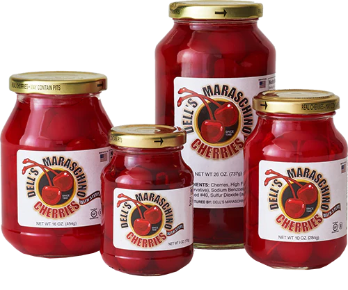 DELL'S Maraschino Cherries without Stems - 64oz